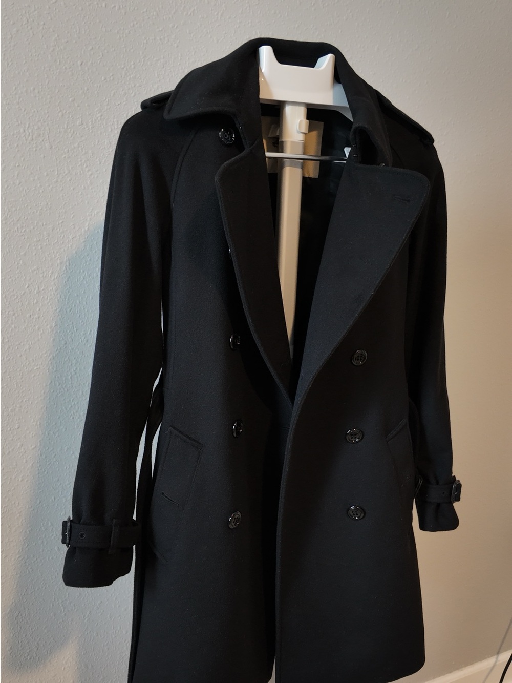 Burberry Black Double-Breasted Trench Coat - Picture 2 of 6
